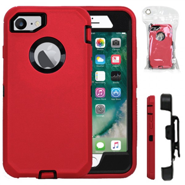 Apple iPhone 6,7,8 Defender Box RED